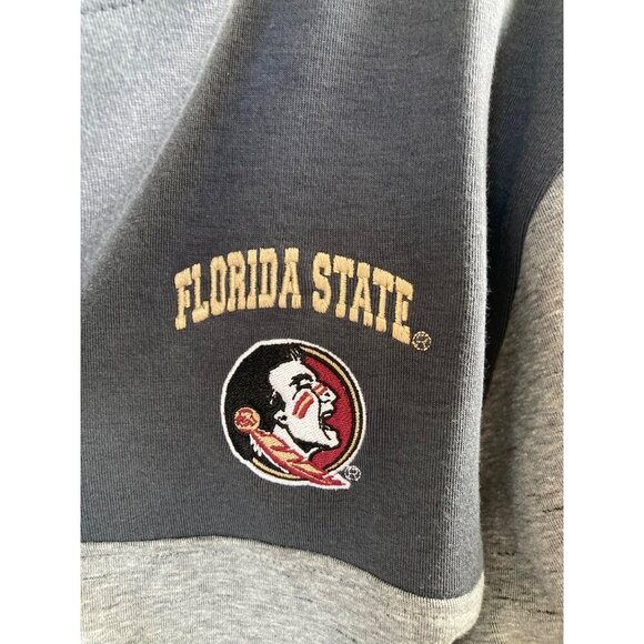 Néw mens Champion Florida State Seminoles 1/4 Zip Long‎ Sleeve Henley - Picture 3 of 4